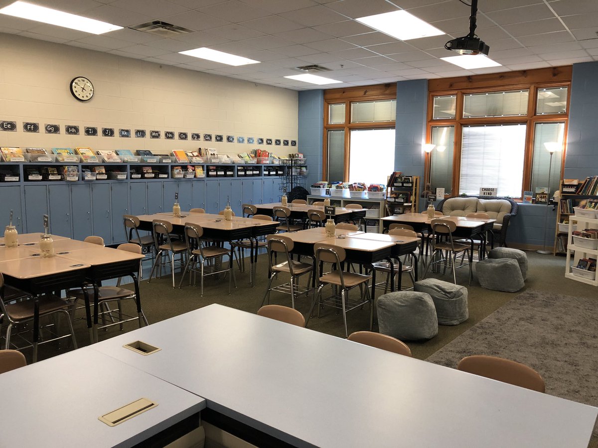 The_Ski_Report's tweet photo. Our 5th grade classroom is almost ready for 2019-2020. I can’t wait to see how you fill it with stories, ideas, and laughter! https://t.co/1HswIoS1DT