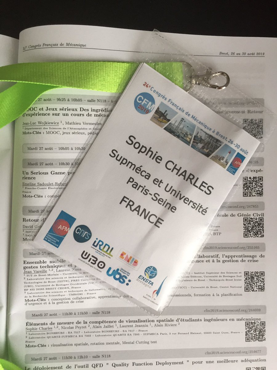 SCharlesEN's tweet photo. Aujourd’hui, présentation des premiers résultats de recherche dans le cadre d’EXAPP_3D. #EXAPP_3D_eFRAN #cfm2019 #supmeca https://t.co/JEXLdzuNfw