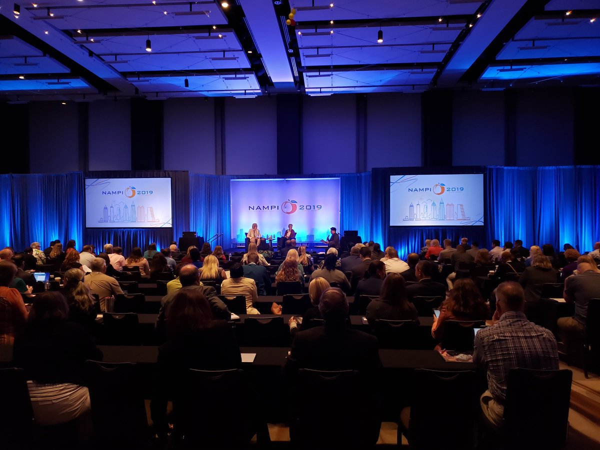 NAMPIconf's tweet photo. Kicking off Tuesday afternoon with Penny Thompson and Julie Boughn. #nampi2019 https://t.co/UlgplfAlIn