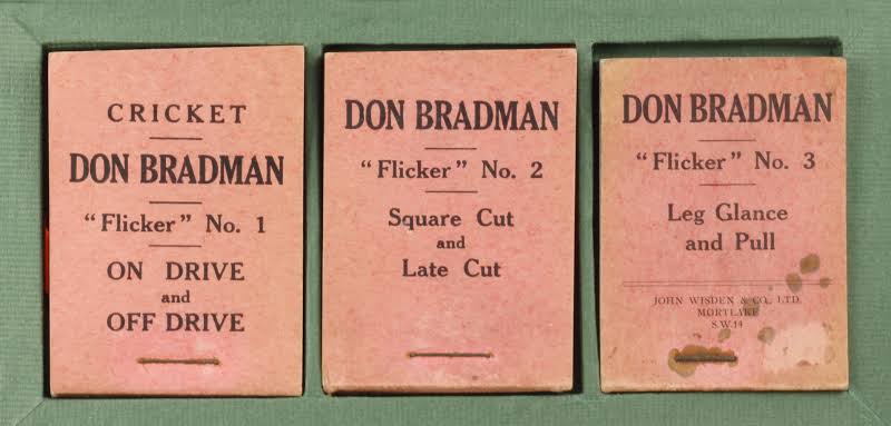 Remember those flicker books? Who better to learn batting from than the Don himself? Here's a little collection.Many years later, a curly haired boy in Bandra, Mumbai got hold of them maybe? Who knows! :-)