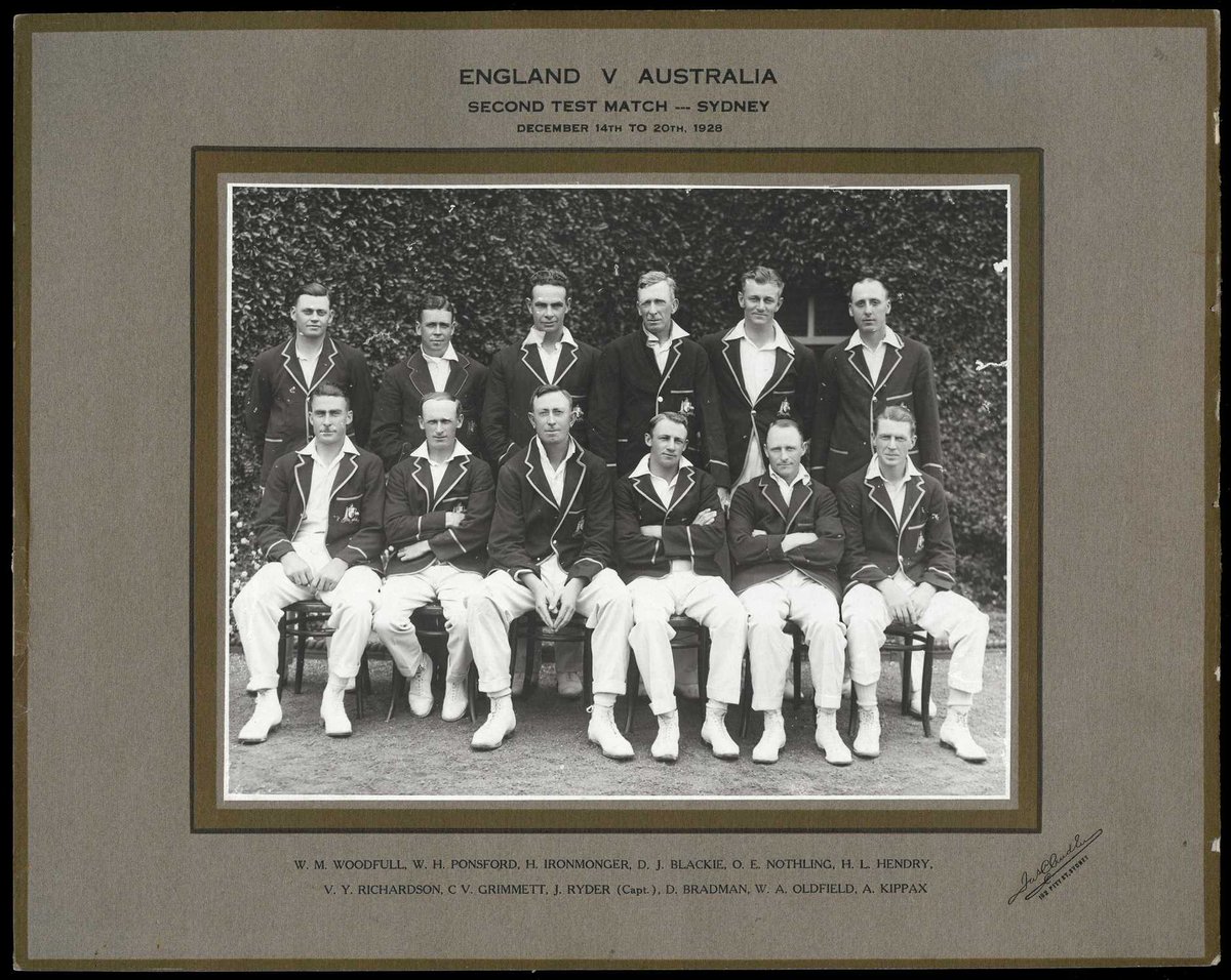 Ah this team. You know who was the 12th man here?Sir Don Bradman. Unimaginable to think of him in that role but you gotta do what you gotta do.