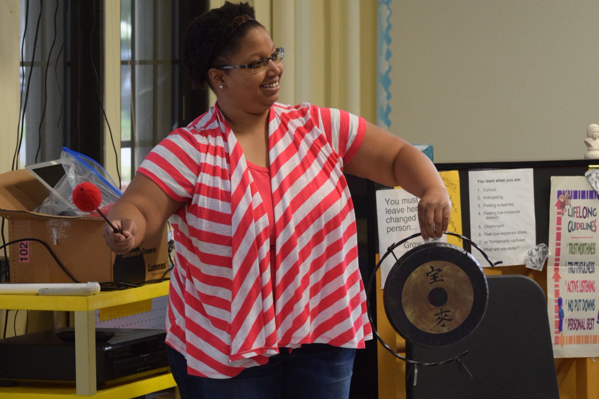 clubob9's tweet photo. Ready for #A2Breakthrough 2019-20 school year @BachPrincipal Teachers shared memories of teachers that influenced them &amp; then all got to sing and dance a bit as they prepare for students one week from today. @A2schools @A2SchoolsSuper https://t.co/vTuCH5UMEx