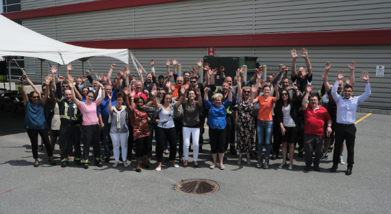 Our plant in St. Hyacinthe #regenerates used engine oil to produce vacuum gas oil and we’re proud to say the process leaves no unrecoverable by-product behind. Congratulations to the team for their #safety achievement — 1,000 days without an accident. <a href="/OSHA_DOL/">OSHA_DOL</a>