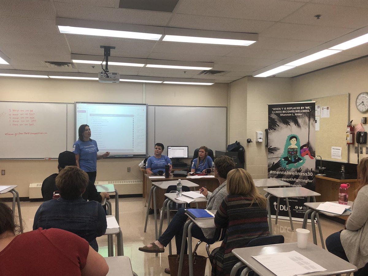 #MentalWellness30 learning from the best in this field <a href="/ElainaYelich/">elaina guilmette</a>. I am always moved and inspired by what you are doing for the youth in this province #youareworthfightingfor