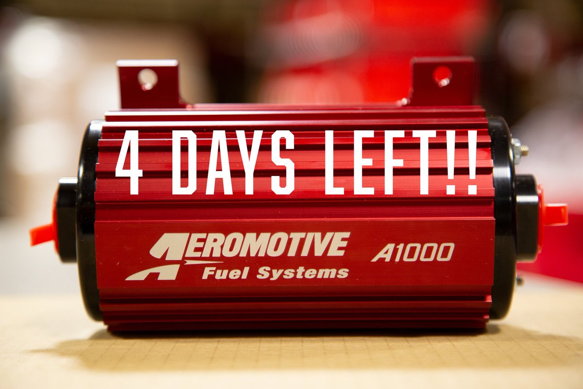 4 DAYS LEFT! 💲 💲
P/N 11101:
- ORB-10 inlet and outlet ports
- $50 Cash Rebate
*
Visit Our Website for More INFO: aeromotiveinc.com/current-promot…
*
Sale ends 9/1
#wearefueldelivery #aeromotive #aeromotivefueled #fueledbyaeromotive #highperformance #fuelsystems #pump #fuelpump #rebate