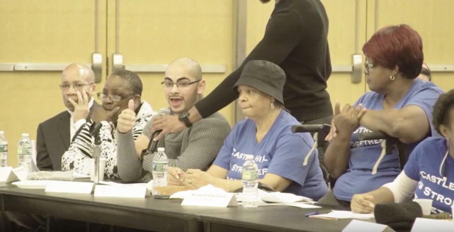 CrimJusticeNYC's tweet photo. “People would plan events & never even consult w/the residents. Now residents are meeting w/representatives of City agencies; they’re visible at the NStat meetings and speaking up. It’s different.” –Karla, fmr. St. Nicholas #NeighborhoodStat coordinator. https://t.co/bBpdo7PrRe https://t.co/oyz8qHWGJn
