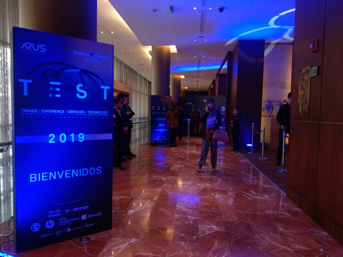 taniavalbuena26's tweet photo. La trasformación digital es la realidad en la 4ta revolución industrial y esta centrada en ayudar a organizaciones a optimizar procesos centrado en las personas. #TEST2019 @ArusOficial
@Cisco_LA @FortinetLATAM @F5NetworksLATAM @HP @MSFTColombia @AWSLatam @Siemon @SchneiderLAM https://t.co/FYVCQKoVJJ