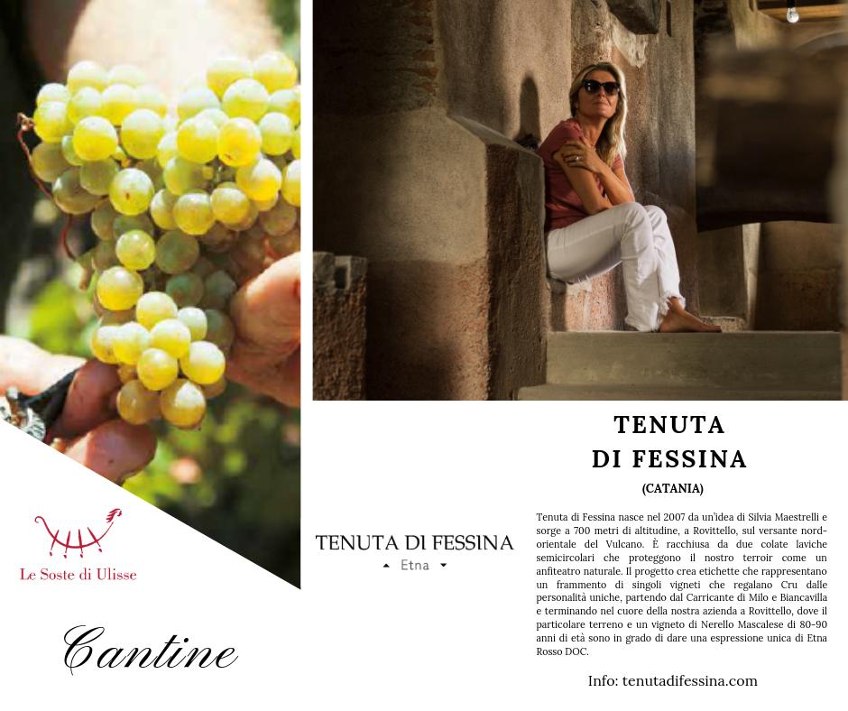 Nata nel 2007 da un’idea di Silvia Maestrelli, Tenuta di Fessina, #Cantina de #LeSostediUlisse, sorge a 700 m di altitudine, a Rovittello, sul versante nord-orientale del Vulcano; i suoi vini, dal carattere unico, sono tutti da scoprire . #sicilia #wine