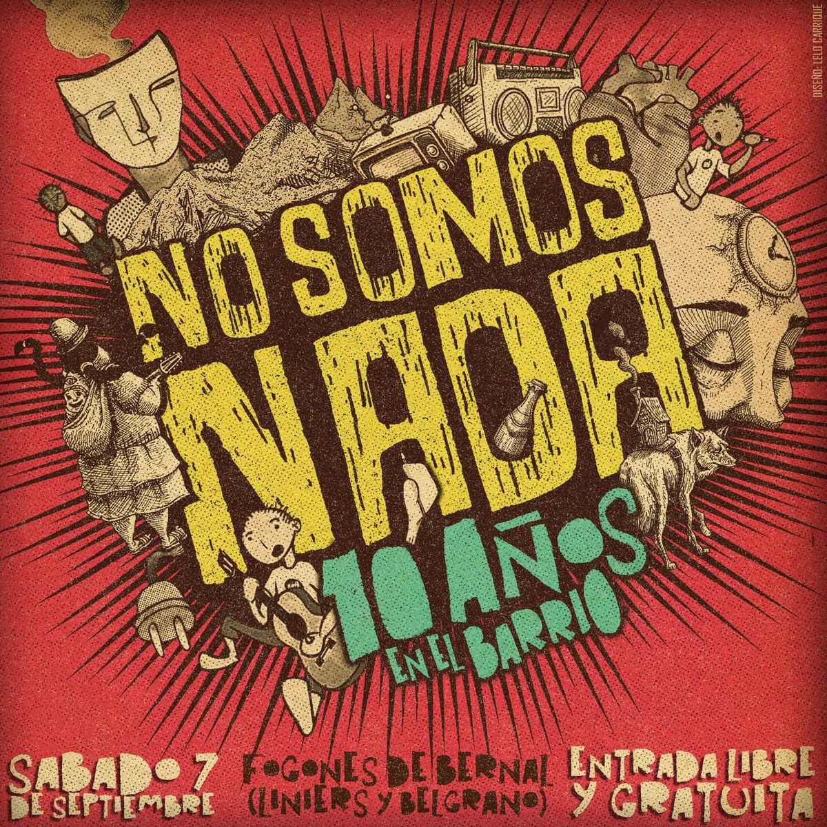 Queremos festejar los #10añosenelbarrio todxs juntxs. Lxs esperamos el 7/9.