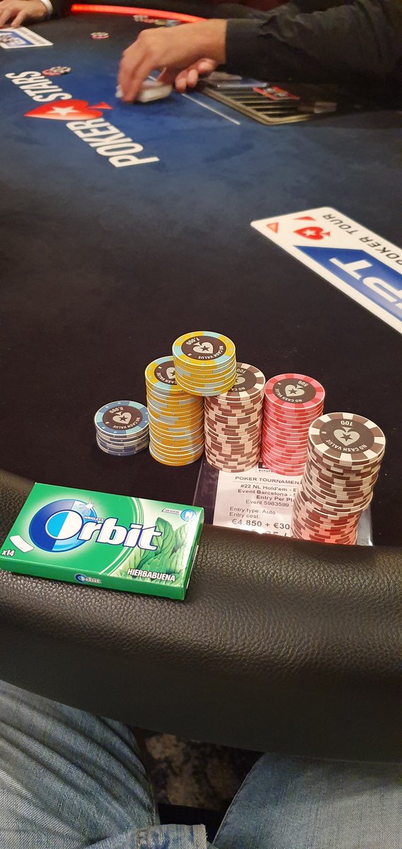 svzff's tweet photo. That was a good orbit ππ€£ - Dreamstart EPT Barca, was down to 10k early but now up to 70k let's go! πͺπ» π #eptbarcelona #orbit #chewthis https://t.co/TVwIl4nv78