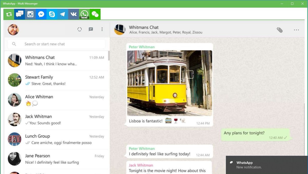Multi Messenger App tweet media