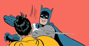 batman slapping robin