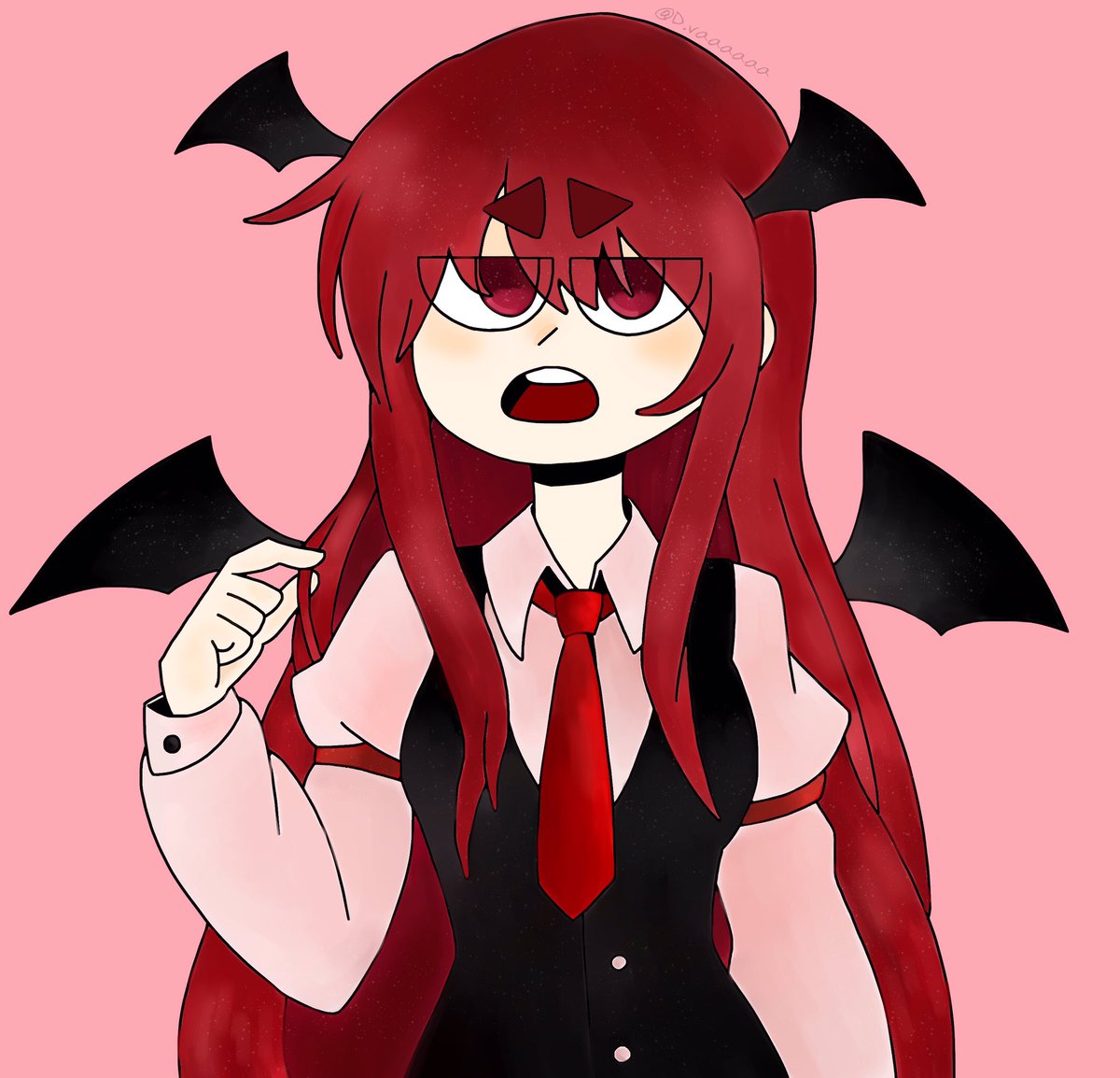 d vaaaaaa on twitter koa touhou koakuma