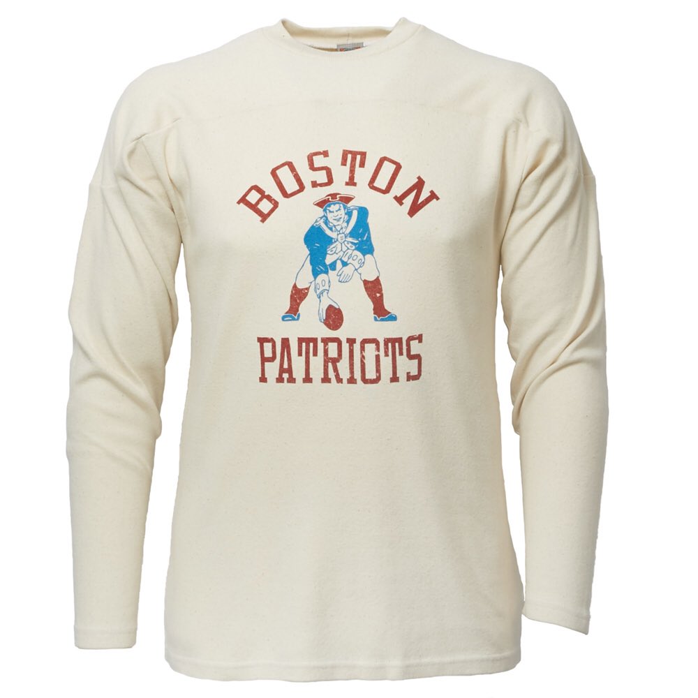 EbbetsVintage's tweet photo. Whattup Boston?! Patriots AFL practice utility jersey 1 of 15 dropping this Friday. #BostonPatriots #TalkinAboutPractice https://t.co/9W3bsxgK8x