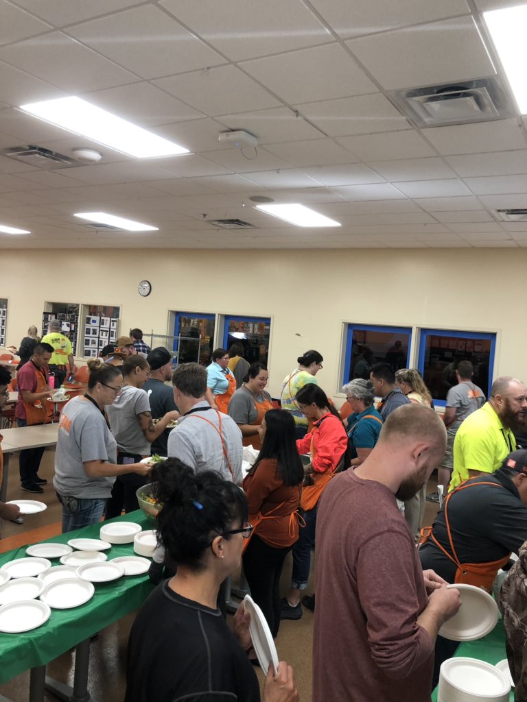 rdc5639's tweet photo. MIB meal, spaghetti and meatballs. Thanks everyone for helping serve. The associates really enjoyed it. https://t.co/Lj5yMekpfs