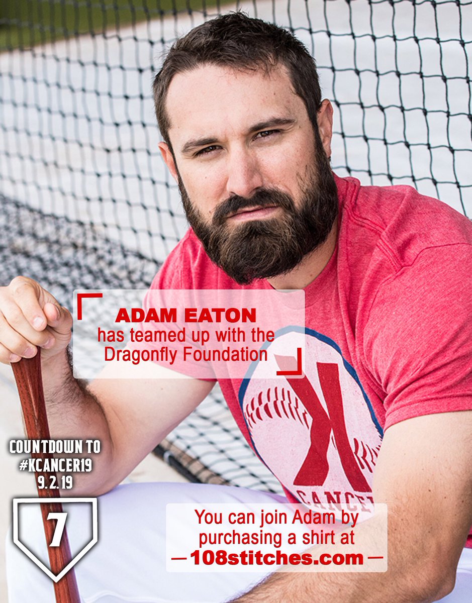MotteFoundation's tweet photo. . @AdamSpankyEaton is our featured #KCancer rep today. The proceeds of his shirt benefit @DragonflyCinci. Order yours today to wear on #KCancerDay September 2nd. Use #KCancer19 and get free shipping! https://t.co/imuFjH4rLb