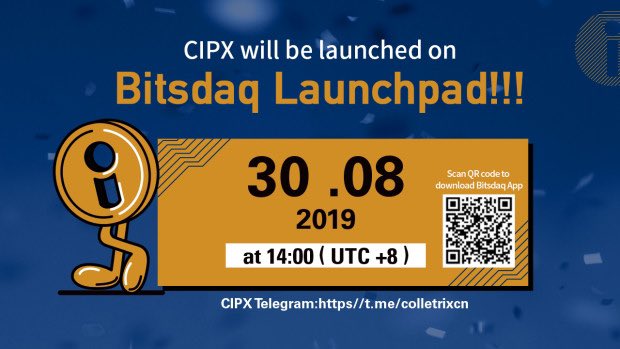 BitsdaqExchange's tweet photo. Bitsdaq Launchpad for quality projects is about to launch the next IEO - Colletrix (CIPX)!
Learn More: https://t.co/YDLEHynXM9
#IEO #Bitsdaq #CIPX #Colletrix https://t.co/wRsORLfFH9