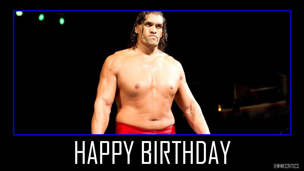 Happy 47th Birthday to former World Heavyweight Champion, The Great Khali. 