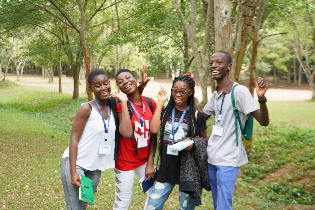 AshesiIX's tweet photo. Developing meaningful relationships is an important part of AIX!
#ashesiix #ashesix2019 #atAshesi #ashesi https://t.co/YajaTDxQpo