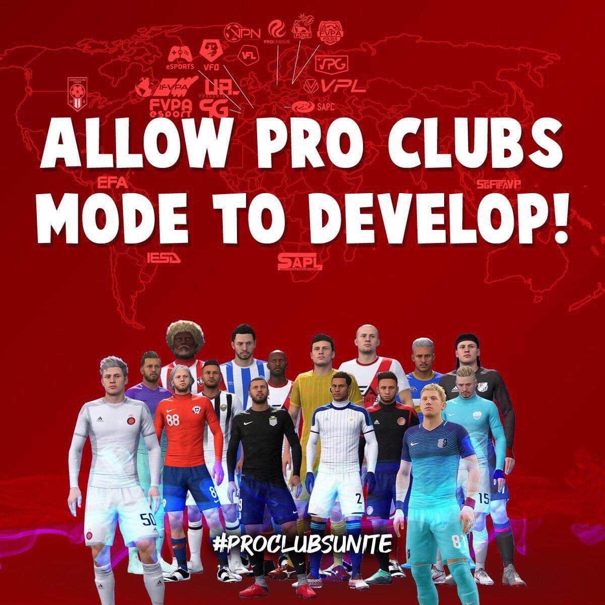 xTiago97's tweet photo. 📣 @EASPORTSFIFA
Help us make ProClubs grow!
🌍 The communities are united
We would like community guidelines to be changed, allowing us better conditions to organize competitions and LAN events.
📝 #ProClubsUnite
@EA_GZaro @EACoreySA https://t.co/VjcCUcJw4r
