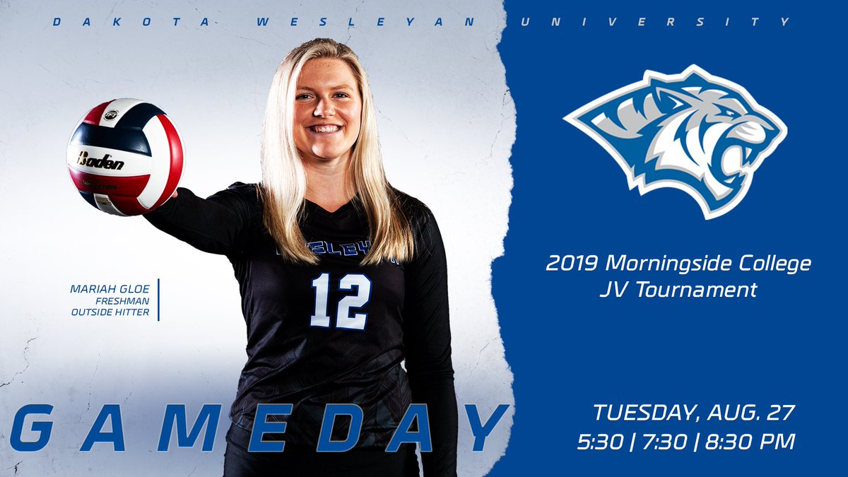 dwtigers's tweet photo. Good luck to the DWU JV volleyball team today as they compete at the 2019 Morningside College JV Tournament!

#EarnYourStripes #BleedBlue https://t.co/ZXdSWyM2qU