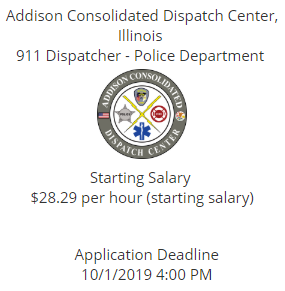 ACDCdispatch's tweet image. ⭐️ACDC is accepting applications! Tomorrow is the deadline to apply!
For information and to apply click: applytoserve.com/Application.as…
Information also posted on: theblueline.com/findAJob/view/…
#ACDCpride #AddisonAdvantage