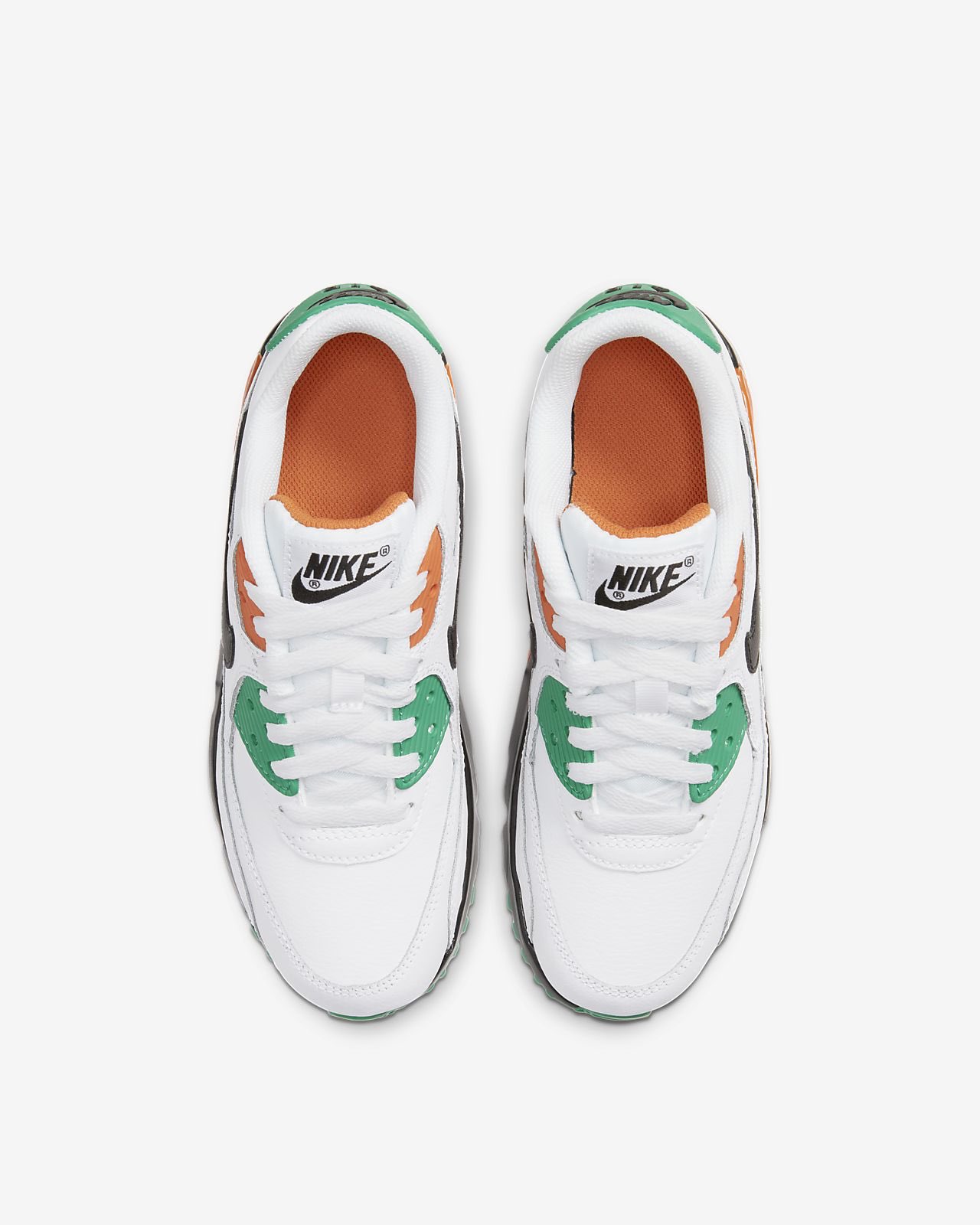 nike air max 90 leather starfish kinetic green