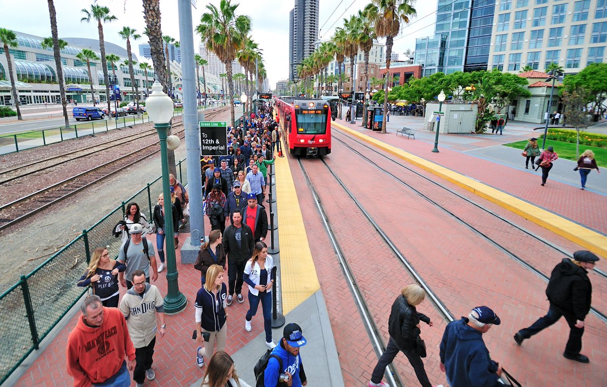 sdmts's tweet photo. The Pads are looking for another win in the series w/ the #Dodgers. Head to Petco for #TacoTuesday tonight &amp; make it a #TransitTuesday trip too! Download Compass Cloud to get MTS tix on your phone &amp; take the Trolley right to the ballpark: #GoPadres https://t.co/o9z8944V5x https://t.co/9MdW9zbvKP