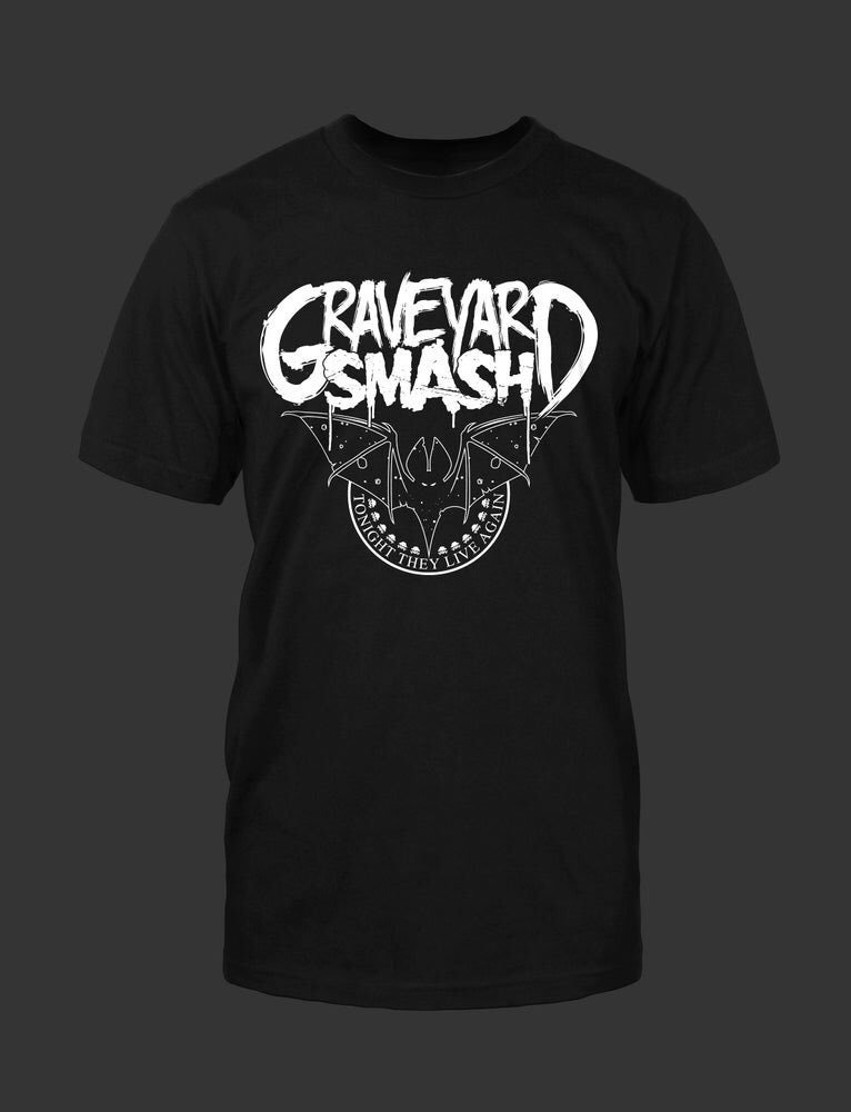 Tonight is #InternationalBatNight so head over to this link graveyardsmash.bigcartel.com/product/bat-lo… to pick up one of our Bat t-shirts!