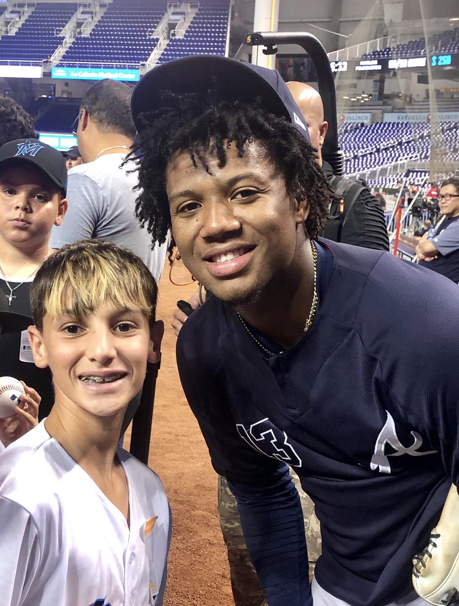 LONNYSHAPIRO's tweet photo. @ThirstBaseCoach  remember this face? Marlins game, son checking the mail everyday still. Don’t forget us! https://t.co/9xNMT7Nocp