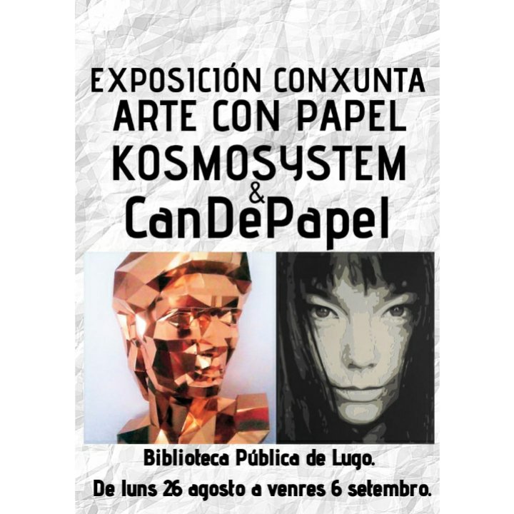 marzosaude's tweet photo. {~ Queredes un plan para facer en Lugo⁉️ ~}
O mestre da celulosa @candepapel vai ter as súas obras expostas durante uns días na #bibiliotecanodal
Non vos perdades as marabillas que este artesán fai coas mans❗👏👏👏
#pequenocomercio #artesanía #marzosaude #clientesTOP https://t.co/afnnsvhE02