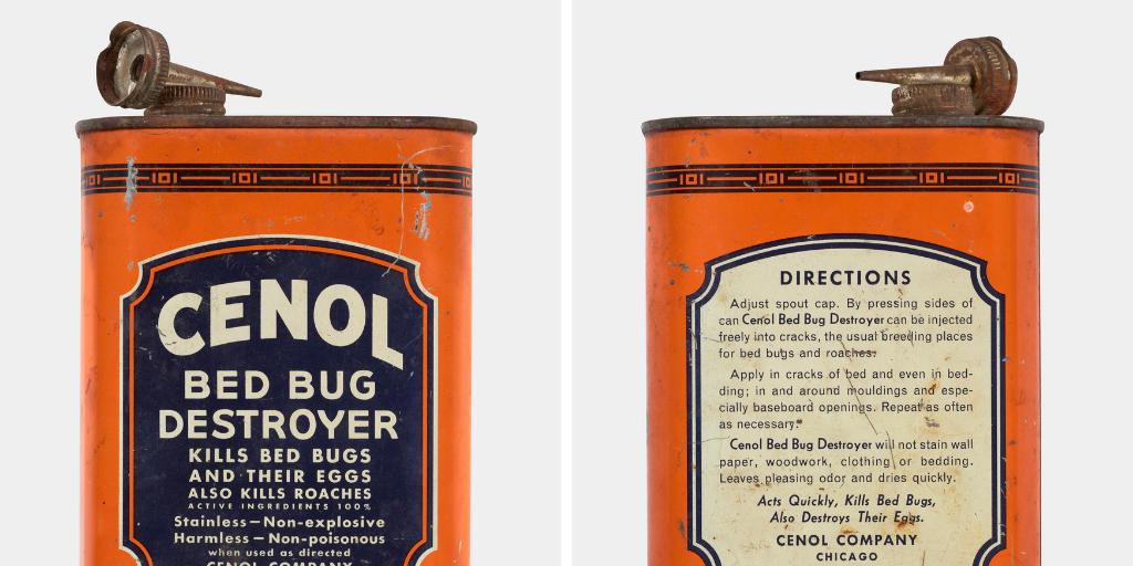 Science History Institute On Twitter Cenol Bed Bug Destroyer Promises That It Acts Quickly Kills Bed Bugs Unfortunately It Comes From Our Collection Of Ddt Based Pesticide Containers So You Probably Shouldn T Use
