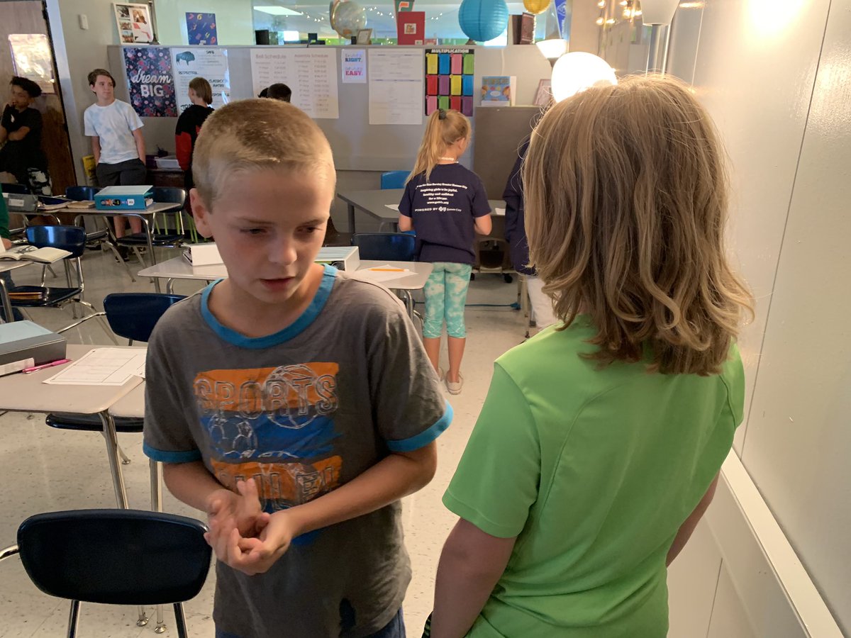 MrsCates6's tweet photo. What’s My Number?  Ss using vocabulary words to give clues to their partner. #bridgerbold #isdstrong #avidherd #onechildonechampion https://t.co/ieCjeEvlxY