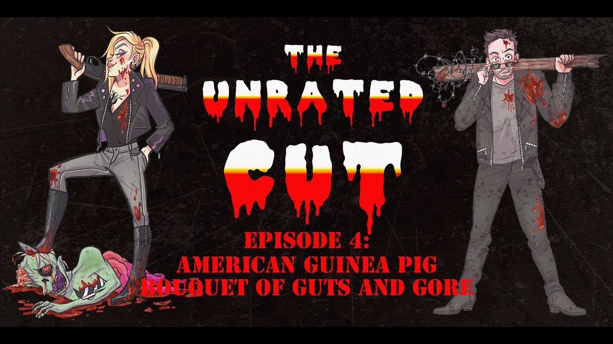 TheUnratedCut's tweet photo. ⚠️NEW EPISODE KLAXON!⚠️

Episode 4 is now live!  

In this episode, Chris and Zoë saw through the fat of AMERICAN GUINEA PIG: BOUQUET OF GUTS AND GORE.

The gore might be every extreme horror film lover’s dream, but does it have any merit?

https://t.co/ggWMjmIvBp https://t.co/e9z3TqAs7G