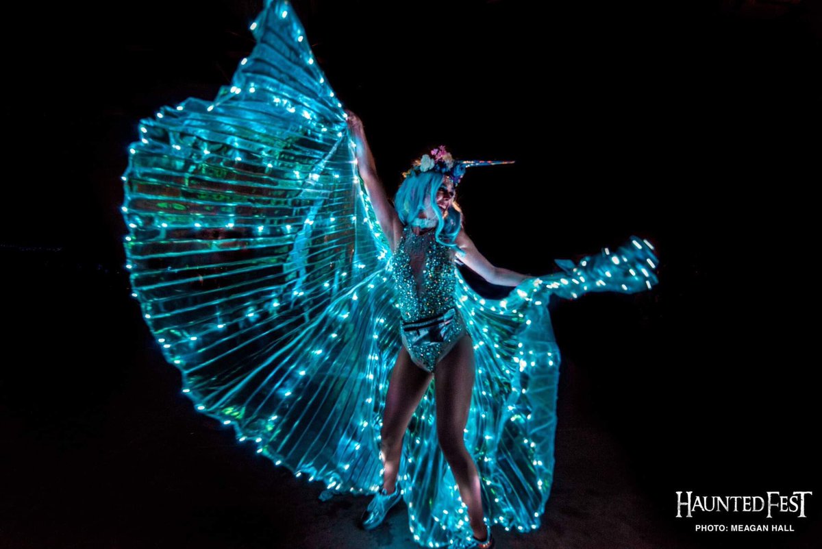 HauntedFest's tweet photo. Bring on the sparkles!โจ Before you know it weโll all be back at #HauntedFest https://t.co/WYQBuAX0IG