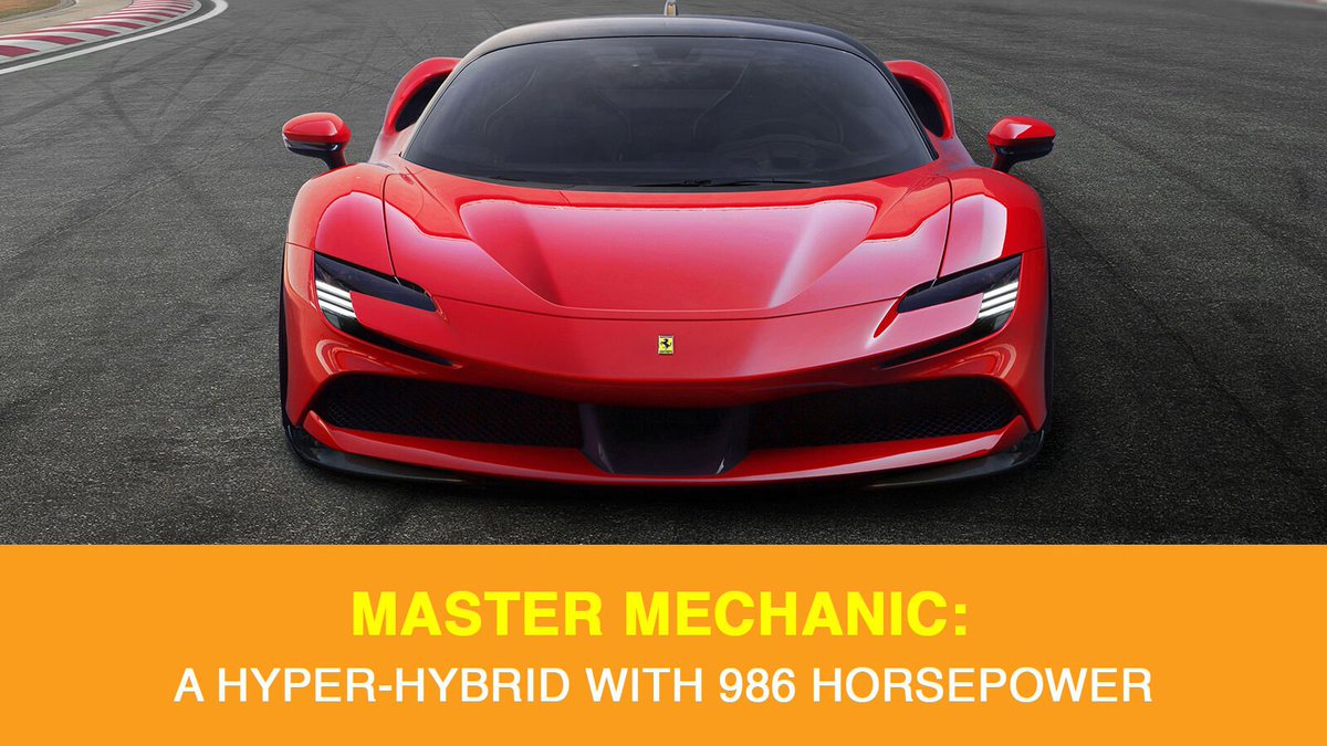 Did you know the Ferrari SF90 Stradale is a hyper-hybrid vehicle with 986 horsepower? With a top speed of 339km/h, this all-wheel drive machine does not disappoint! bit.ly/2OUNhkW