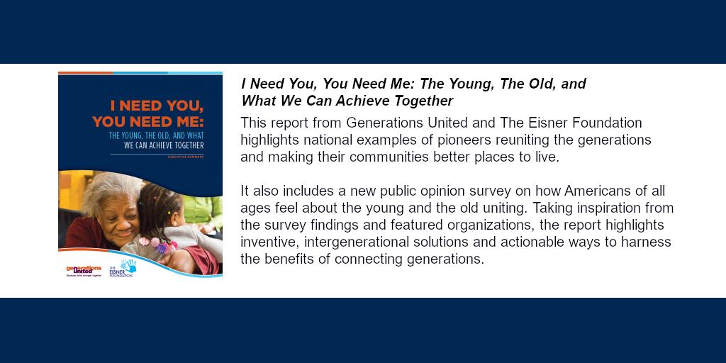 A1. Social engagement helps reduce loneliness – &amp; the negative health impacts – for all ages. #Intergenerational programs help break down barriers btwn the gens, promote social engagement, &amp; improve health outcomes. Learn more: buff.ly/2Yq2o9A #engAGEDaging #engAGED