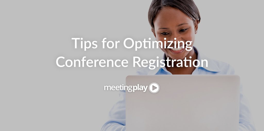 meetingplay's tweet photo. Are you putting enough thought into the user experience on your conference registration site? We spoke with @eventcore CEO Mark Johnson, who shared five strategic tips that you can use to optimize the experience from the start. #eventprofs https://t.co/e1uDCrjlos https://t.co/H4N9zdccRZ