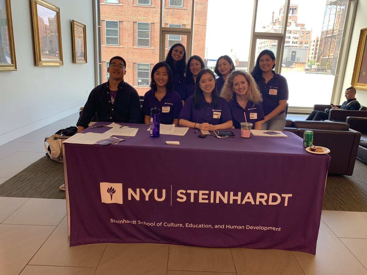 DLendof's tweet photo. Thankful for our @nyusteinhardt International Programming and Advocacy (IPAC) student leaders volunteering today to welcome our international students. #nyu #nyuwelcomeweek https://t.co/8SEaY2SPBe