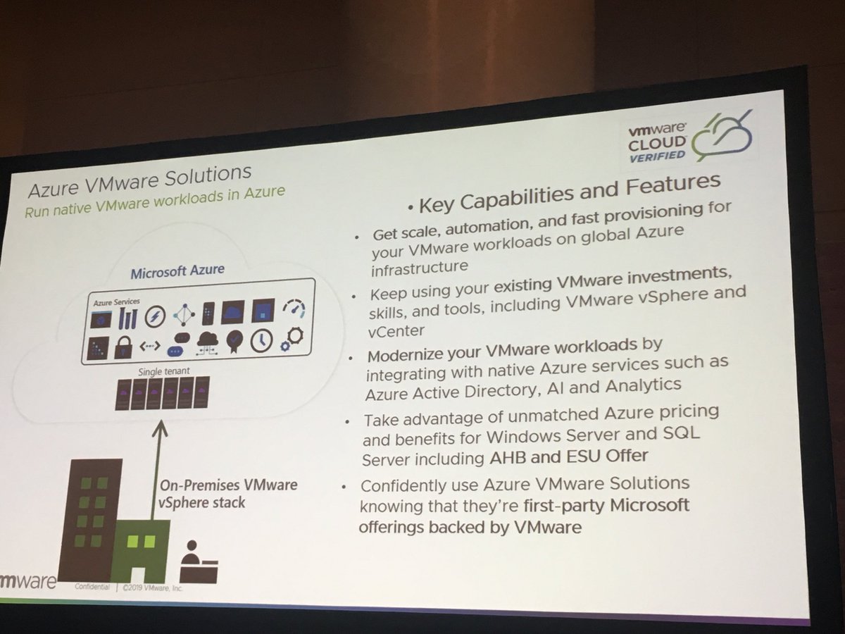 #Azure #vmware solution by ⁦<a href="/cloudsimple/">CloudSimple</a>⁩ #vmworld19