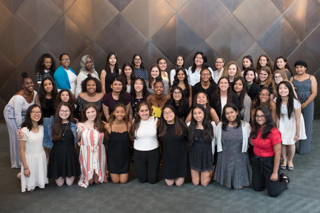 GSCareers's tweet photo. Congratulations to our 2019 @AllStarCode, @GirlsWhoCode, and #CUGirlsinSTEM program graduates! #GSEngineering is proud to send off over 100 future #STEM leaders. https://t.co/YUoa6YTdqt