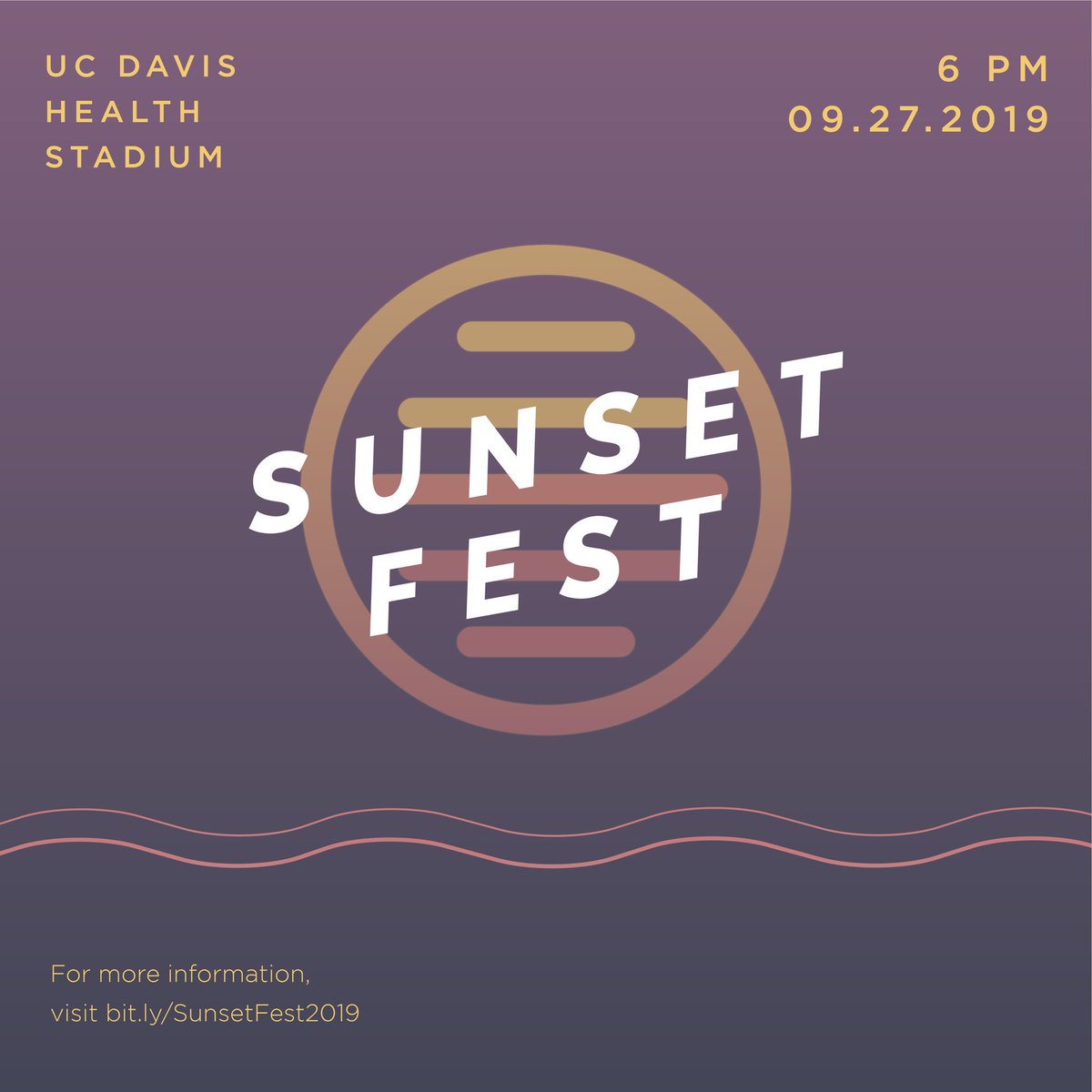The time has finally come!! 

Summer may be coming to an end but that does not mean the fun has to end... SUNSET FEST is coming on September 27th, and this year the show will be at the UC Davis Health Stadium.