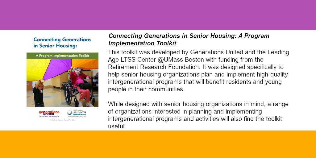 A4. Assess your readiness to begin, find out #olderadults interests and skills, and identify good partners.  Learn more about starting #intergenerational programs at buff.ly/3083btY #engAGEDaging #engAGED