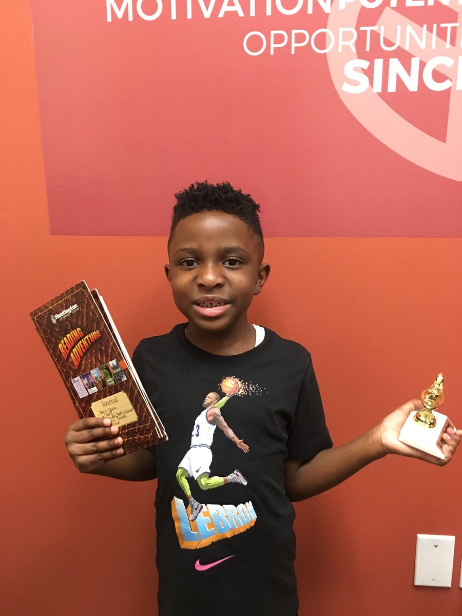 GOOD JOB 👏🏻 🏆 Brenden and Kayin both WON a trophy for reading and writing a report on more than 10 books during the Reading Adventure summer program!!! #DeterminationIsKey

#HuntingtonReadingAdventure #HuntingtonLeagueCity #HuntingtonClearLake #HuntingtonProud