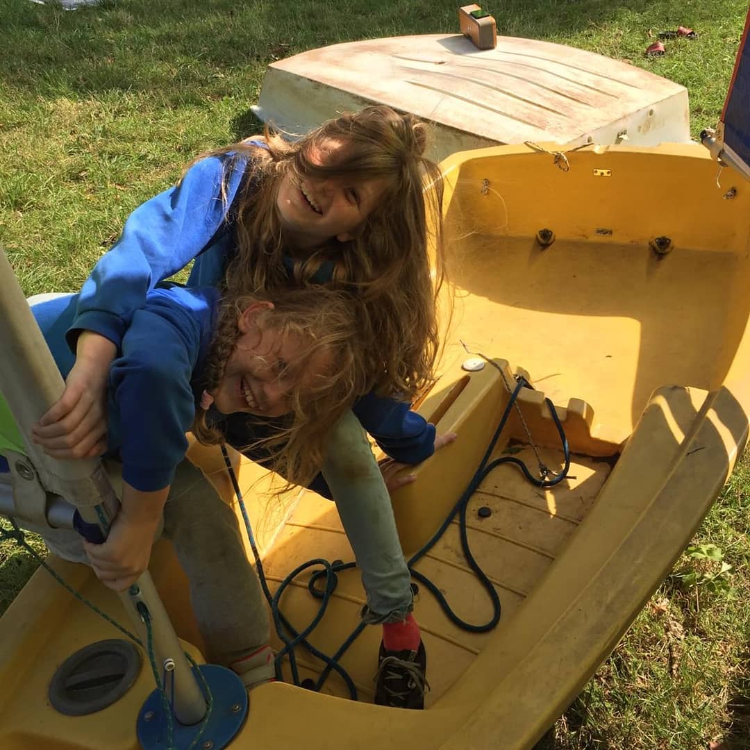 Met een potje zeiltwister de boot onderdelen leren