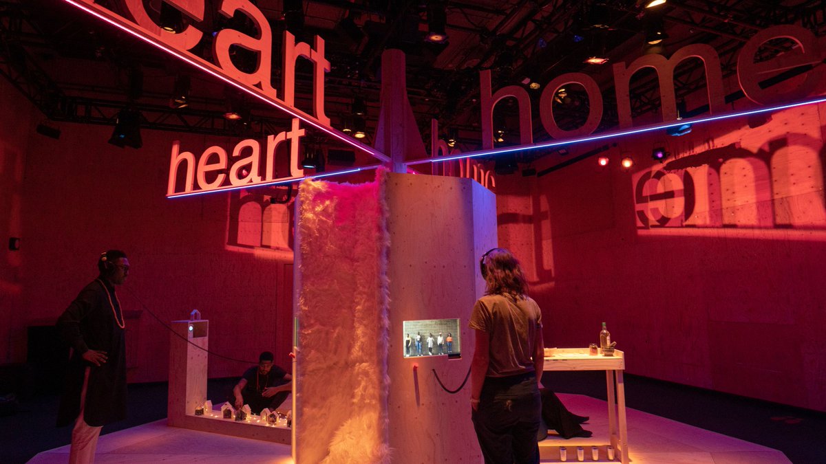 youngvictheatre's tweet photo. HOME was created with young people in Southwark and Lambeth in response to #YVTREE so we invited the cast down to explore.
Come and see this interactive installation yourself this week only.
Find out more: https://t.co/EW9p9sbXxg https://t.co/VRwcJRBSmb