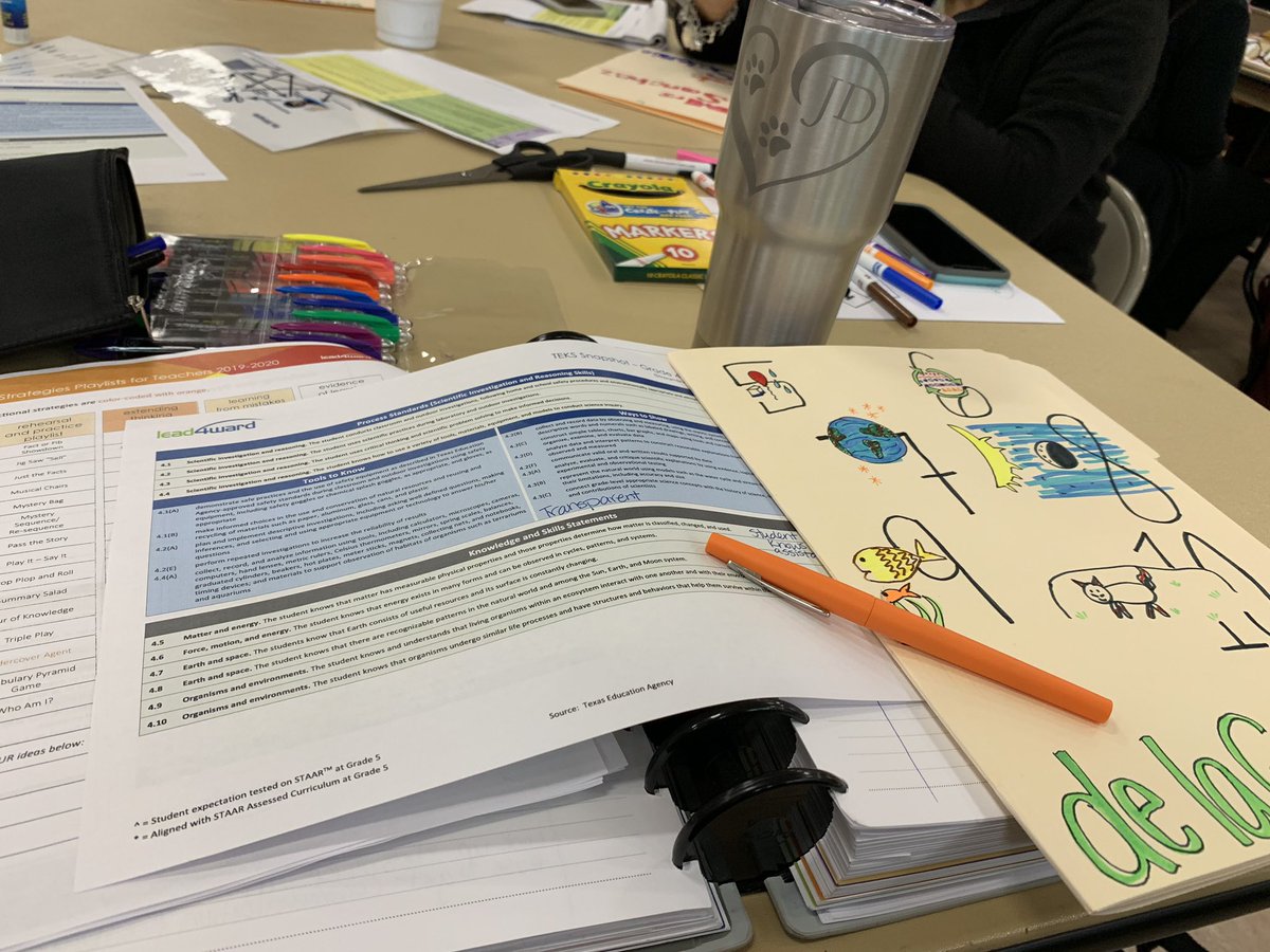 ladyofthecrane's tweet photo. #Lead4wardsci this morning. Going over the Power of Process @SheldonISD https://t.co/s29mWx5Hbs