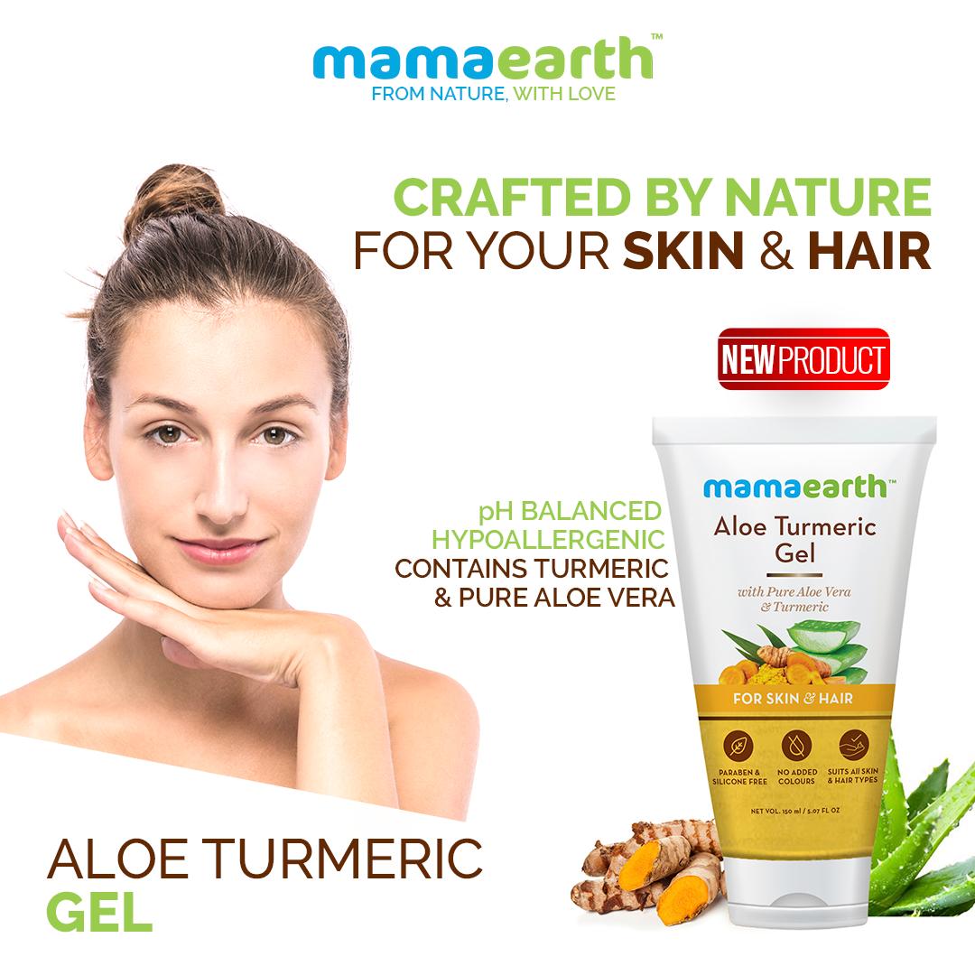 mamaearth aloe vera gel