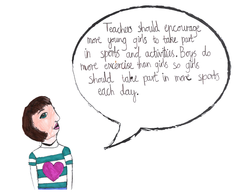 Creative_Voices's tweet photo. Research from @theSPHSU shows more boys (age 10-11) meet @scotgov’s recommended daily hour of #PhysicalActivity than girls. Members of Children’s Parliament have been discussing what barriers girls face and what adults can do to support girls to be active #ChildrenCreate 👟 https://t.co/x2FKrjEOdP