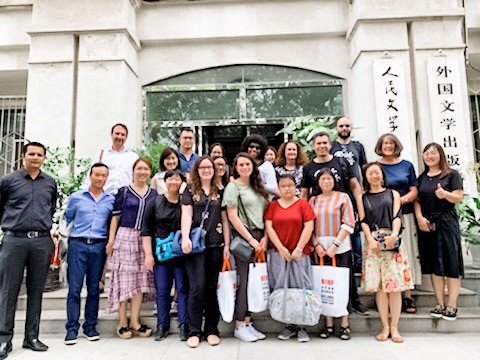 .@PaceMSinPub students had the opportunity to travel abroad to the Beijing International Book Fair where they got to meet with several Beijing publishers.